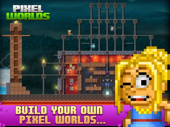 Captures d'écran de Pixel Worlds: MMO Sandbox iPad 