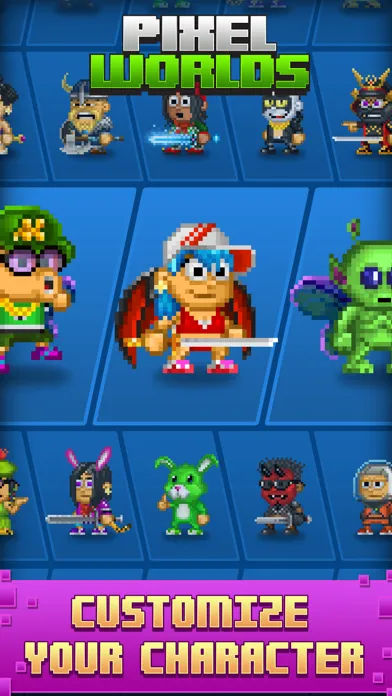 Captures d'écran de Pixel Worlds: MMO Sandbox