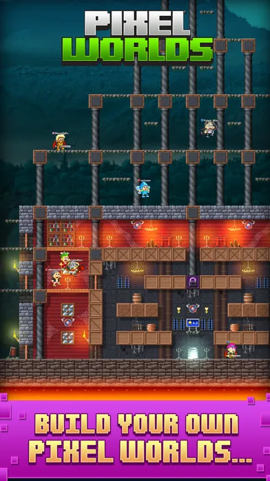 Captures d'écran de Pixel Worlds: MMO Sandbox