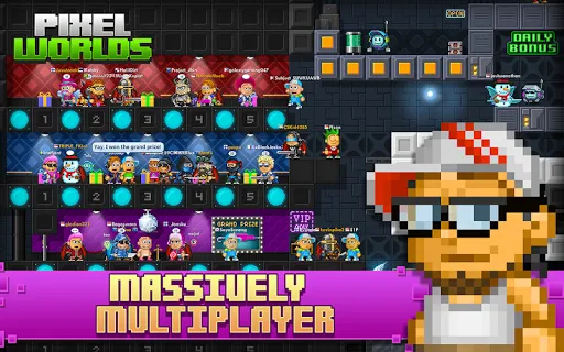 Pixel Worlds: MMO Sandbox 스크린샷