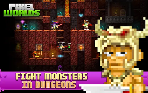 Pixel Worlds: MMO Sandbox 스크린샷