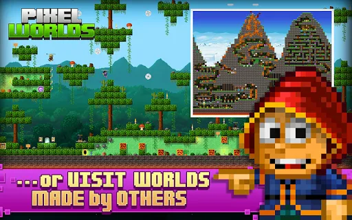 Pixel Worlds: MMO Sandbox 스크린샷