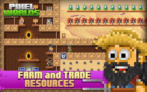 Pixel Worlds: MMO Sandbox 스크린샷