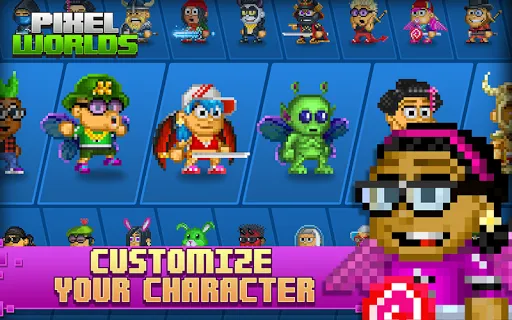 Pixel Worlds: MMO Sandbox 스크린샷