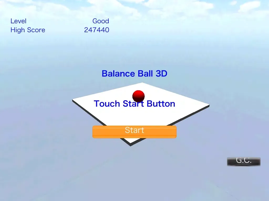 Tangkapan skrin Balance Ball 3D - Painting The Floor iPad 