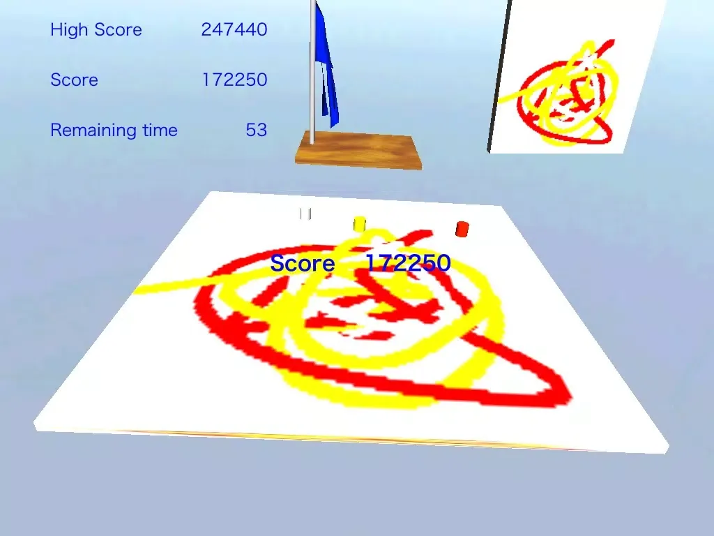 Tangkapan skrin Balance Ball 3D - Painting The Floor iPad 