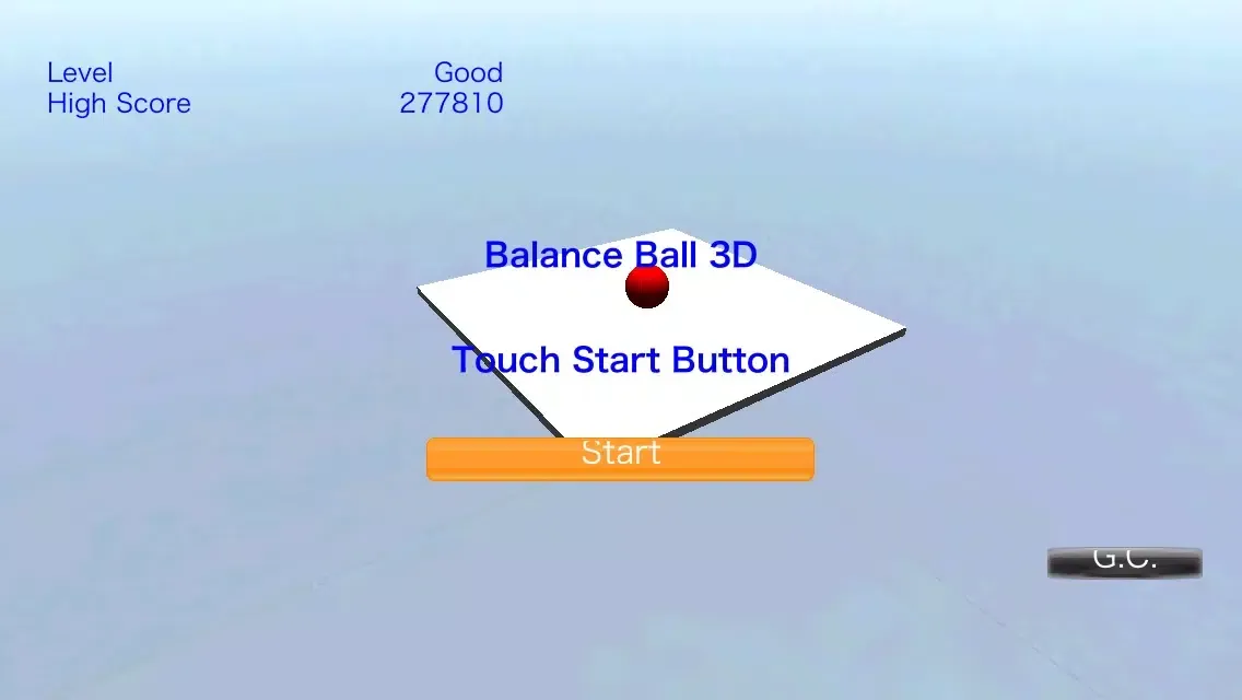 Tangkapan skrin Balance Ball 3D - Painting The Floor