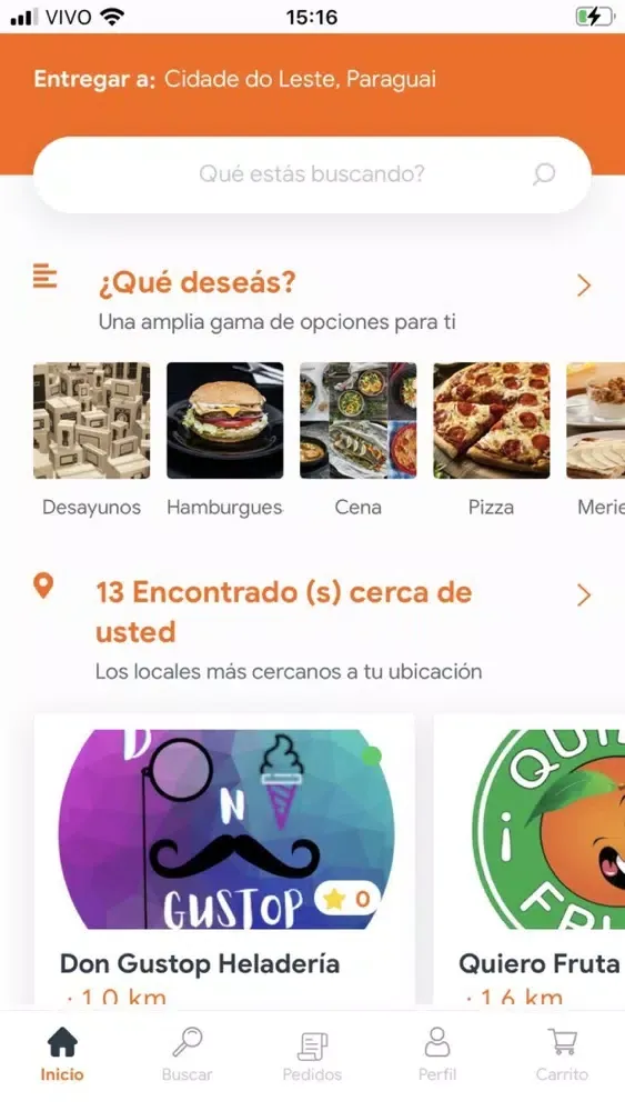 Captures d'écran de Kuku Delivery - Hacer pedidos