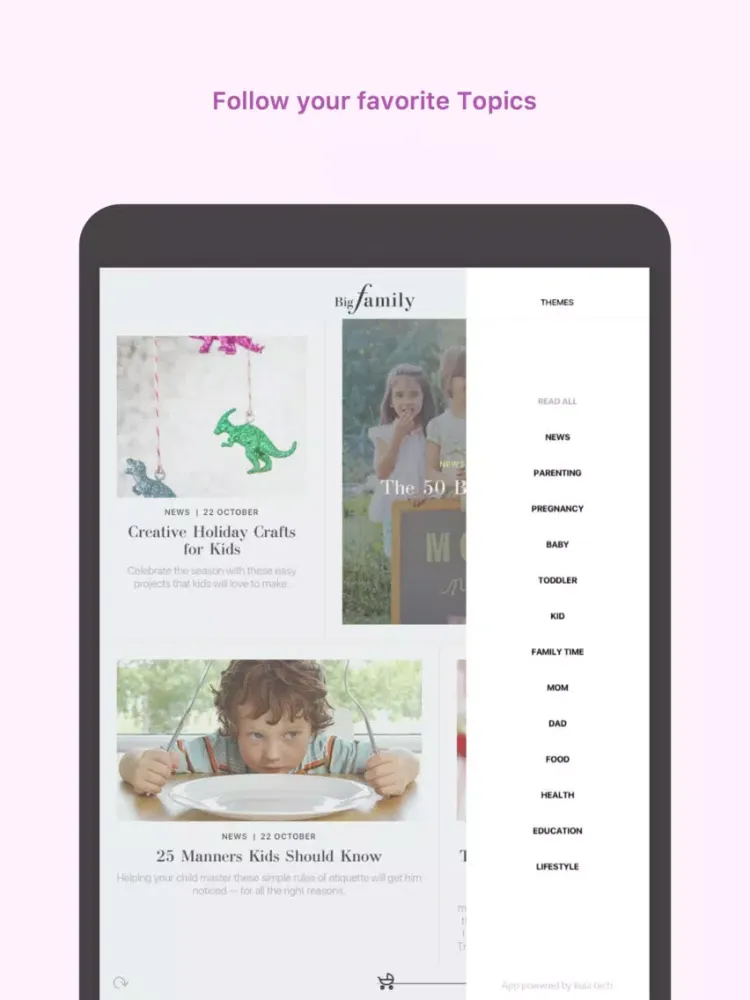 صور Big Family — all family related news in one place iPad 