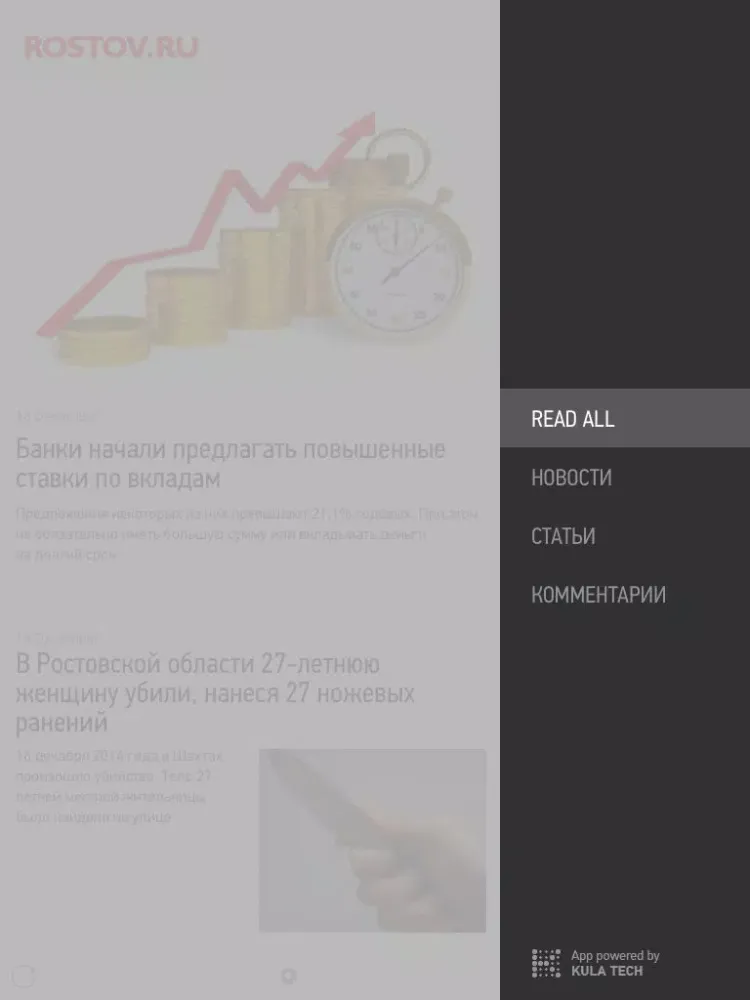 Интернет-портал ROSTOV.RU iPad  Screenshots