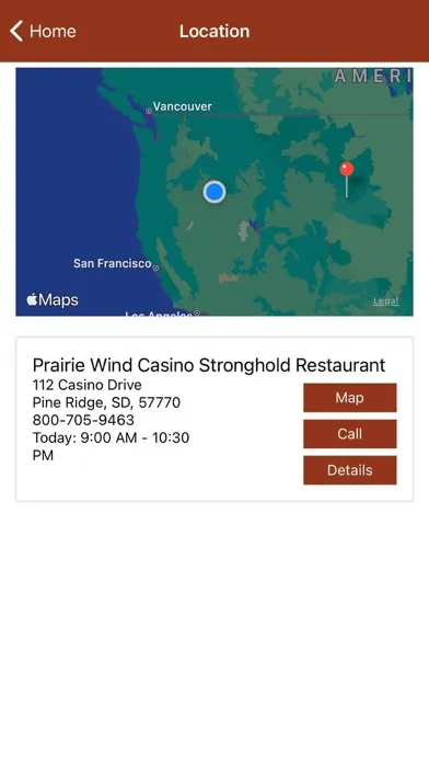 Zrzuty ekranu Prairie Wind Casino Restaurant