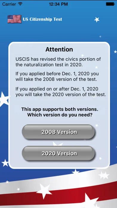US Citizenship Test Study App应用截图