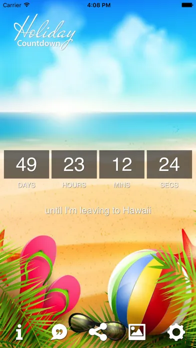 تصاویر Holiday Countdown App