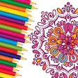 Mandala Color Book Therapy