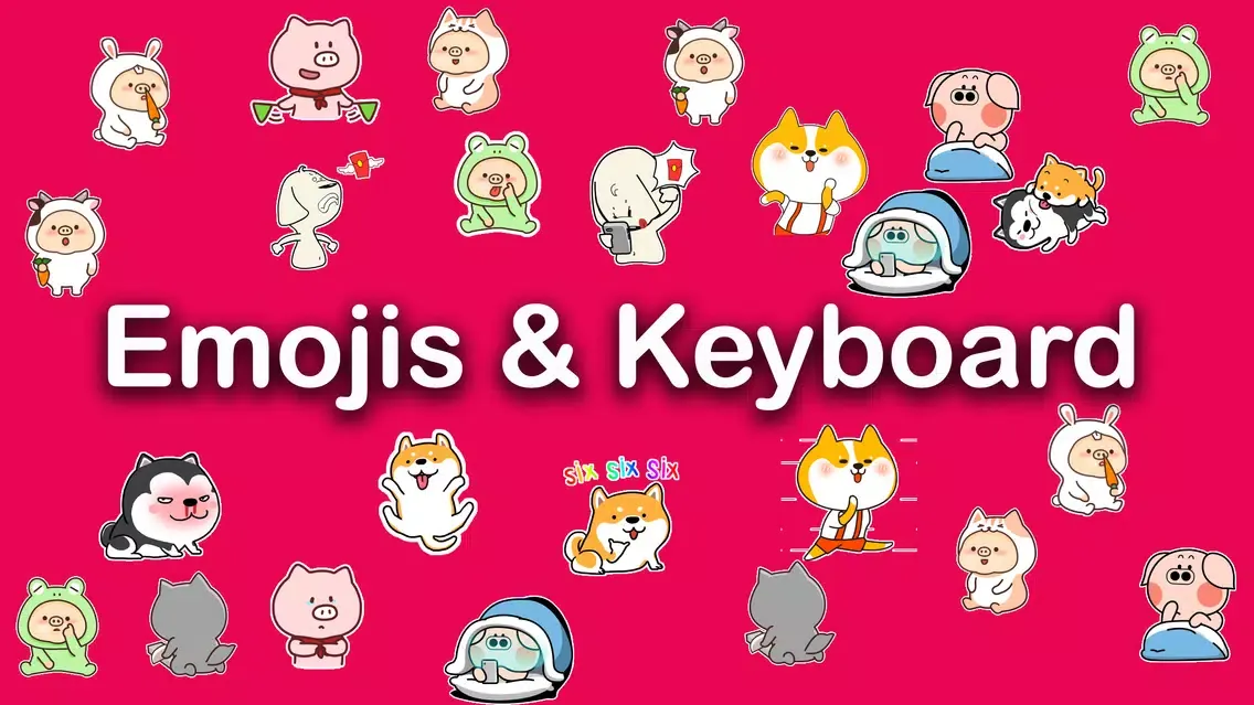 Tangkapan layar Gif Emojis Fancy Keyboard App