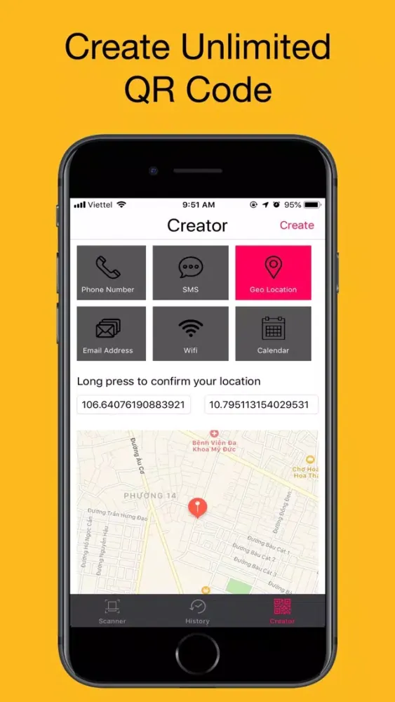 Скриншоты QR CODE READER - QR SCANNER +
