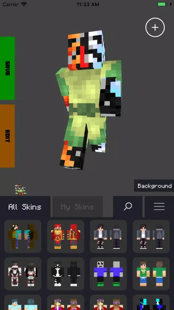 Skin Editor for Minecraft PE应用截图
