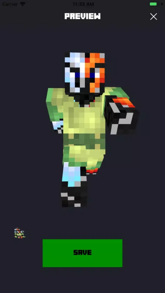 Skin Editor for Minecraft PE应用截图