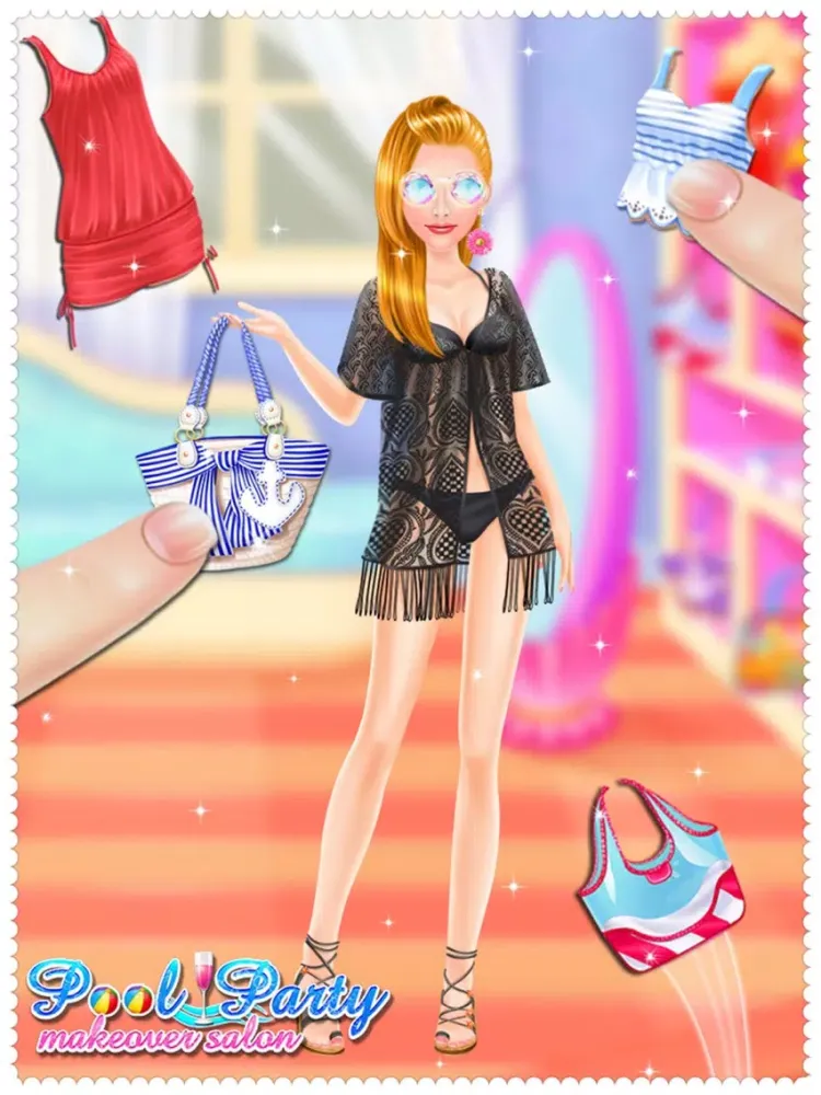 صور Girls Pool Party Makeover Salon - game for girls iPad 