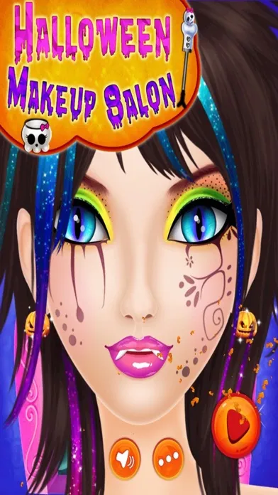 Capturas de pantalla de Halloween Makeup Me Salon for Girls - Kids Games
