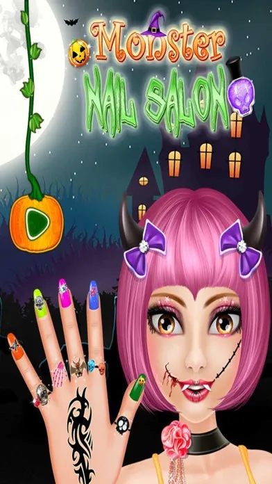 Screenshot di Halloween Monster Nail Salon for Girls and Kids