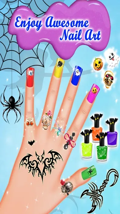 Screenshot di Halloween Monster Nail Salon for Girls and Kids