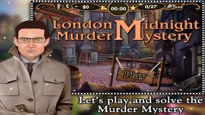 Capturas de tela do London Midnight Mystery of Murder