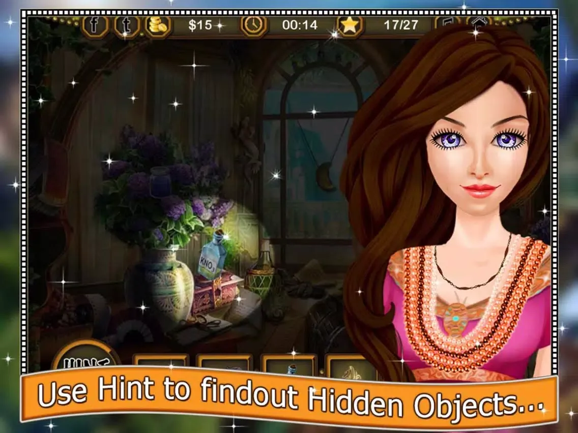 Sacred Elements on Earth Mystery - Hidden Objects iPad 应用截图