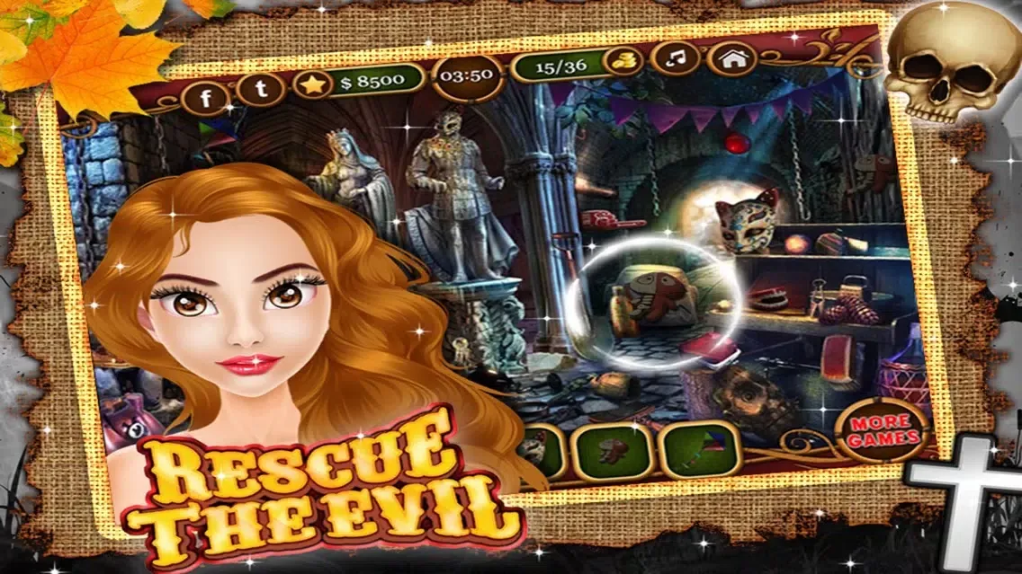 Скриншоты Save The Evil Hidden Objects - Halloween Mania