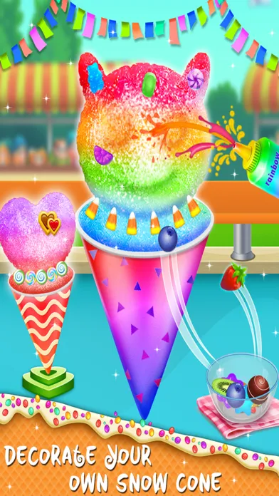Captures d'écran de Snow Cone - Yummy Slushy Snow