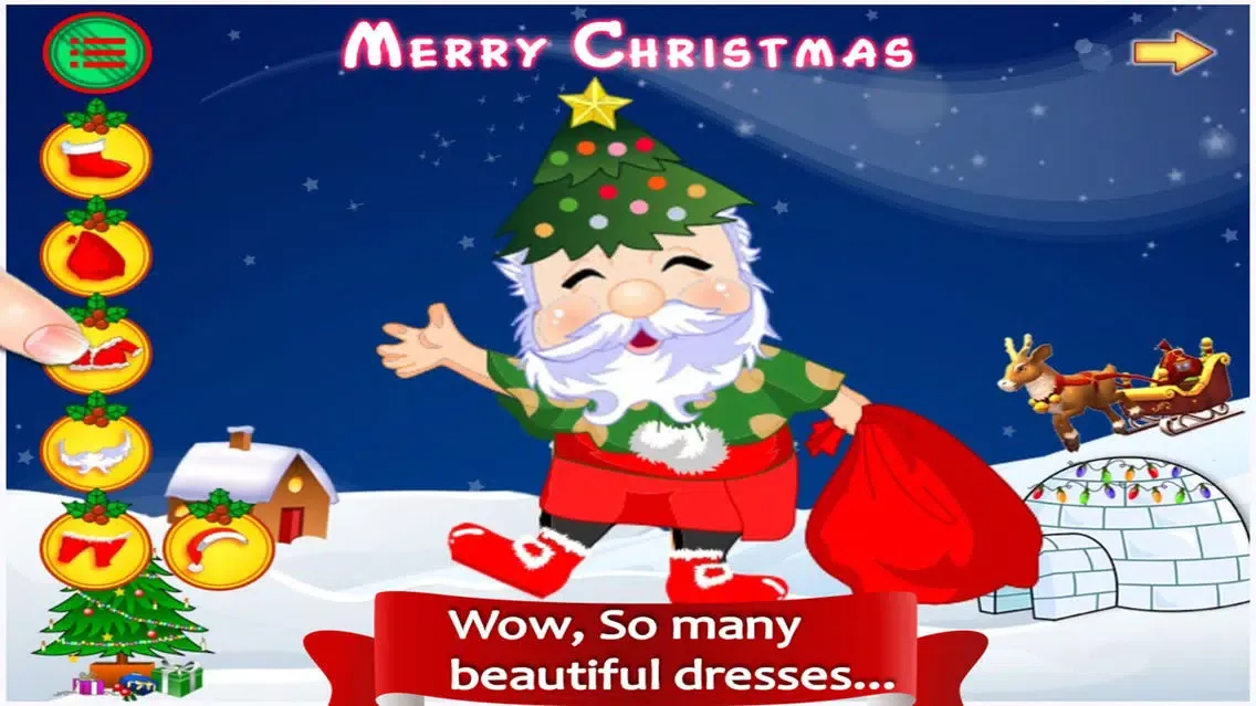 Styling Santa Dressup - Free Christmas girls games স্ক্রিনশট