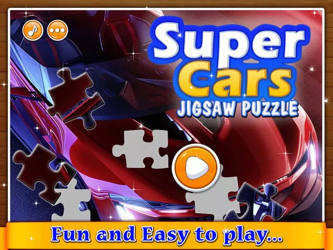 Super Sports Cars - Jigsaw Puzzle for kids iPad 应用截图