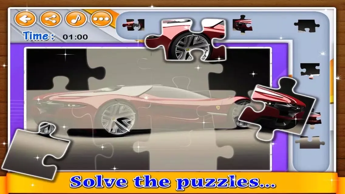 Super Sports Cars - Jigsaw Puzzle for kids应用截图