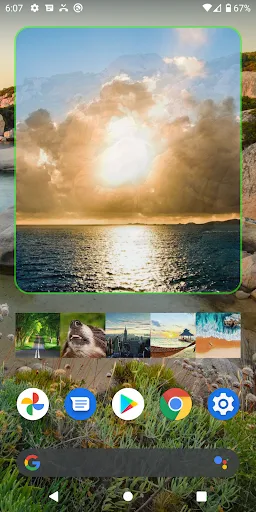 Ảnh chụp màn hình của Gallery Widget