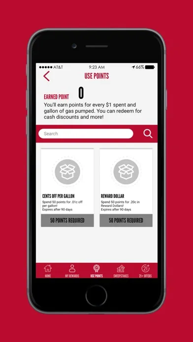Zrzuty ekranu Kum & Go