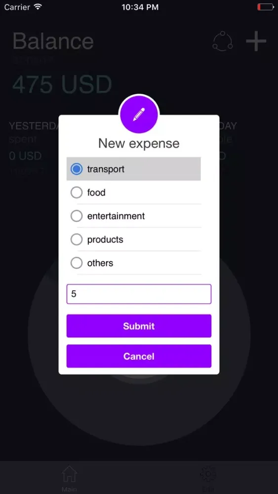 تصاویر Yosan: budget by daily limits