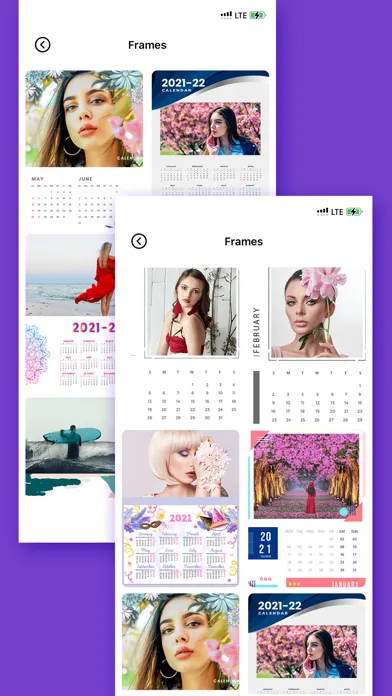 Capturas de tela do Calender Photo Editor