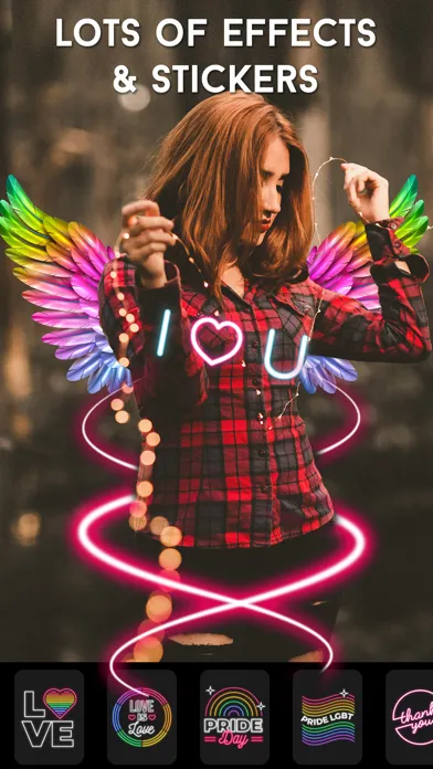 Скриншоты Drip Art & Neon Photo Editor
