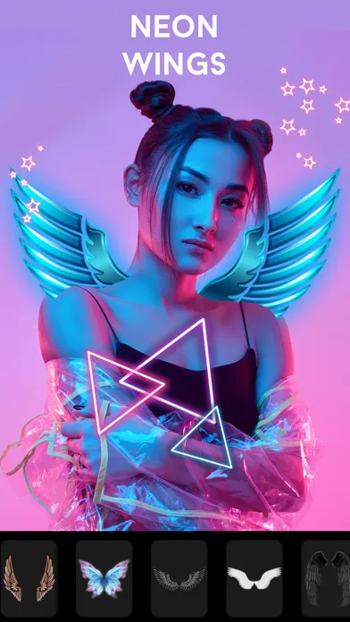 Скриншоты Drip Art & Neon Photo Editor