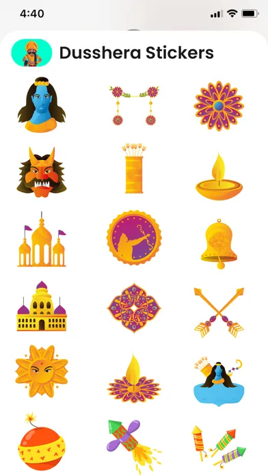 Dussehra Stickers!应用截图