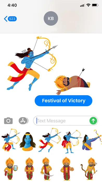 Dussehra Stickers!应用截图