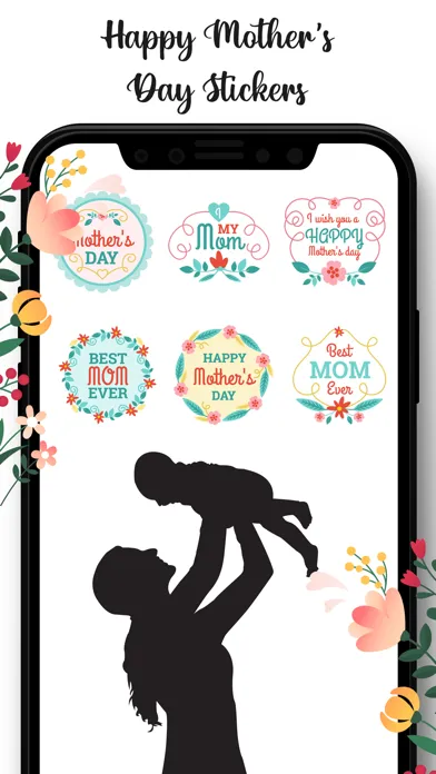 Happy Mother's Day Stickers!! سکرین شاٹس