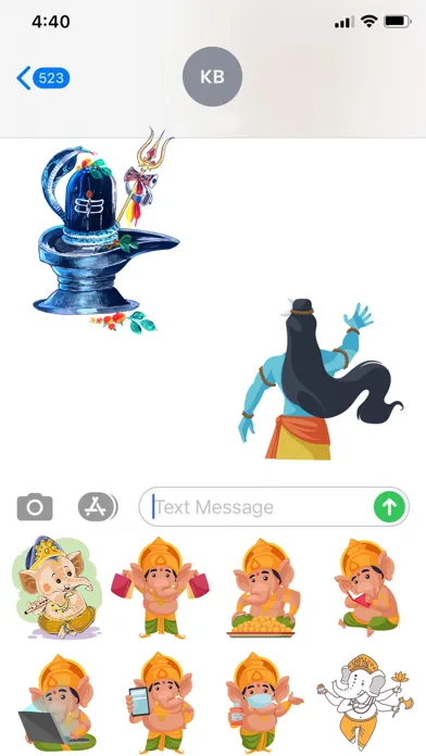 Скриншоты Lord Shiva Stickers!