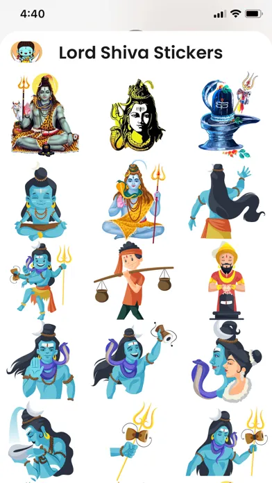 Скриншоты Lord Shiva Stickers!