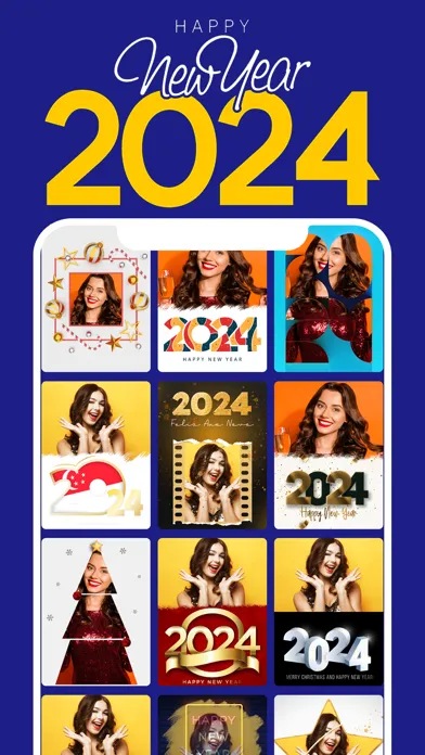 Screenshot di 2024 New Year Photo Frames