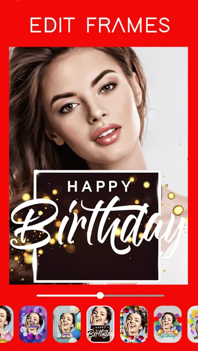 Zrzuty ekranu Birthday Frames & Greetings