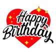 Birthday Stickers & Greetings