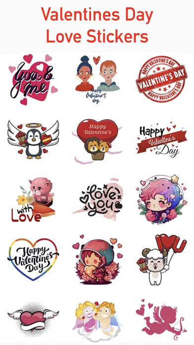 Valentines Day - Love Stickers應用截圖