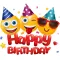 Happy Birthday Fun Emojis