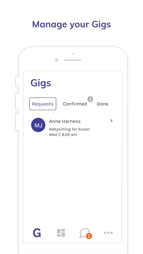 Gigster by Kumbaya App Screenshots